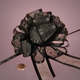 Bow - Pull - Sheer - 4in - Black
