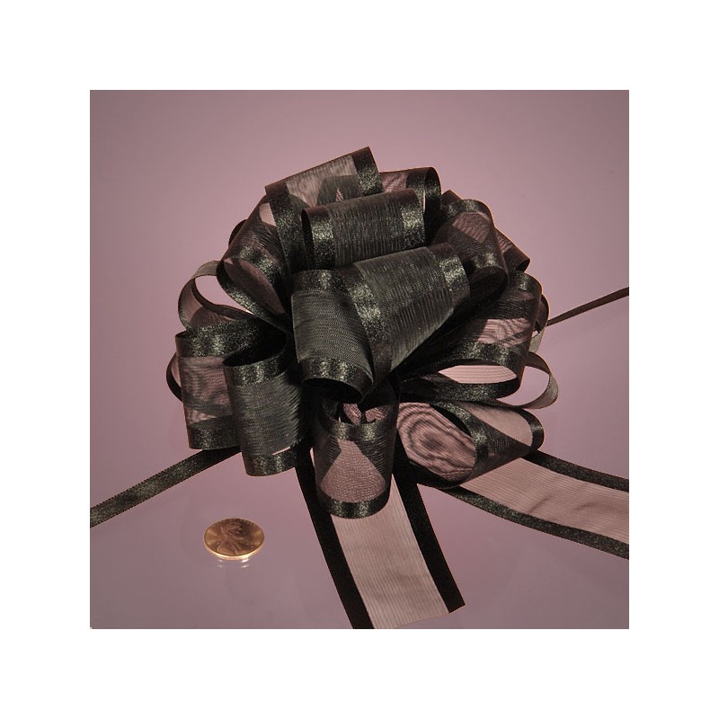 Bow - Pull - Sheer - 4in - Black
