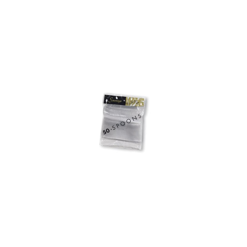 Spoon - Plastic - Clear - 50ct