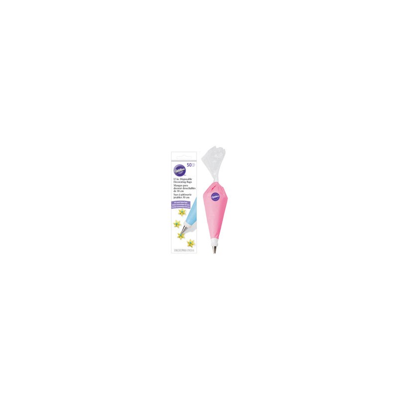 Disposable Cake Decorator Bags - 12" - 24 ct