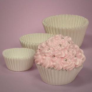 Baking Cups -White - Mini - 500ct