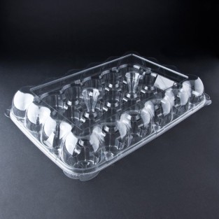 Cupcake Container - Clear - Mini - 24ct