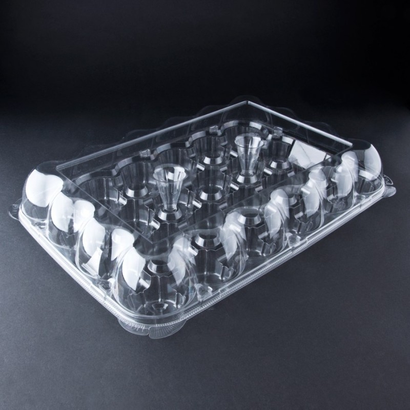 Cupcake Container - Clear - Mini - 24ct