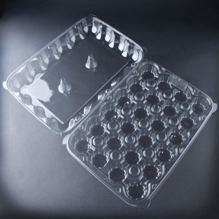 Cupcake Container - Clear - Mini - 24ct