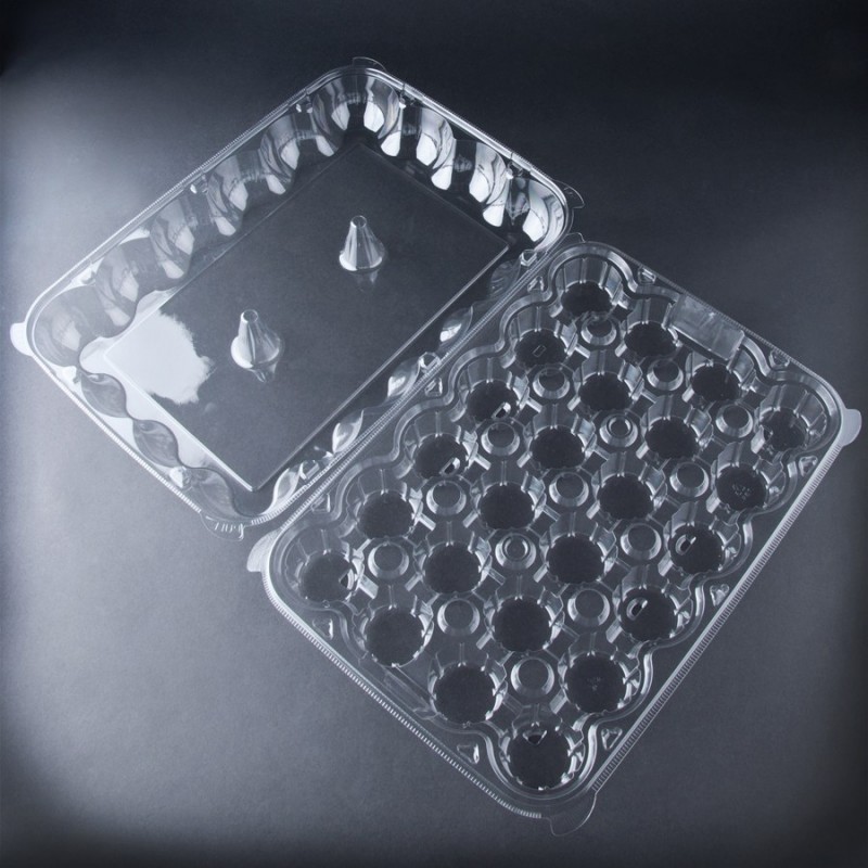 Cupcake Container - Clear - Mini - 24ct