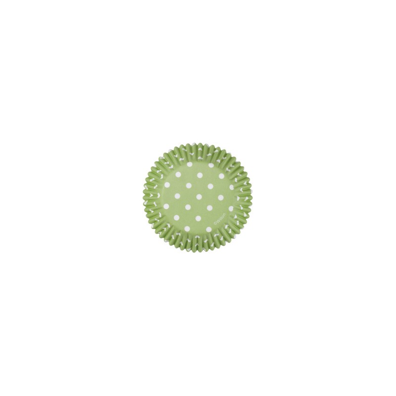 Baking Cups - Standard - Green Dots - 75ct
