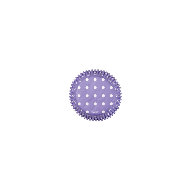 Baking Cups-Standard-Dots-Purple - 75 ct