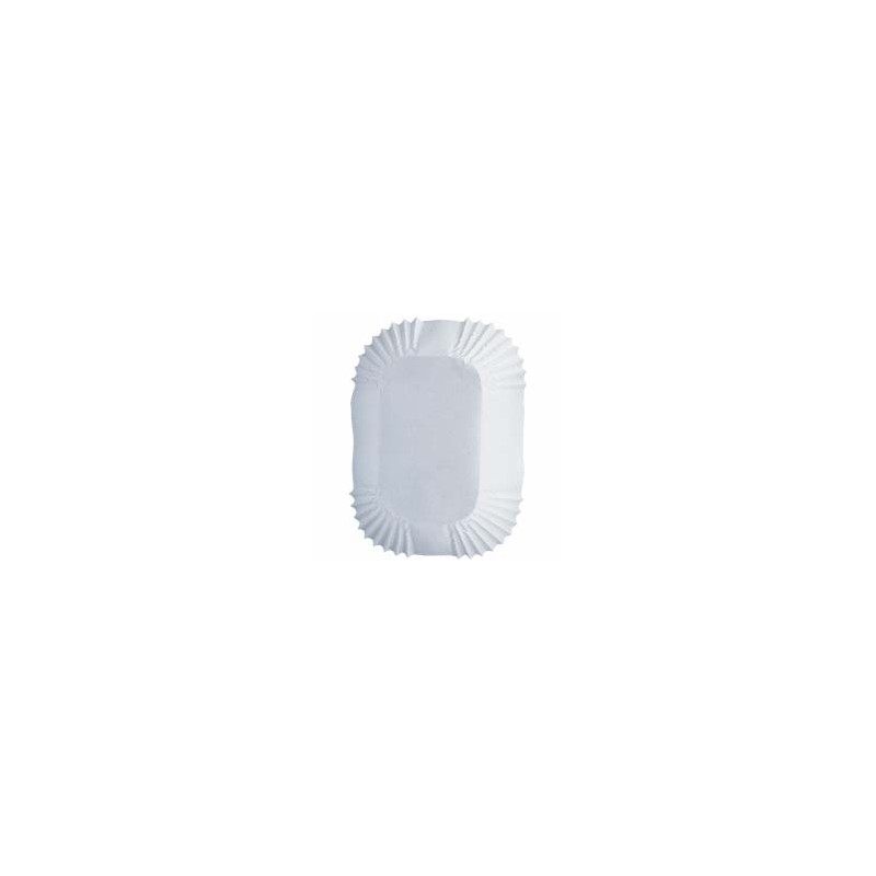 Baking Cups - Petite Loaf - White