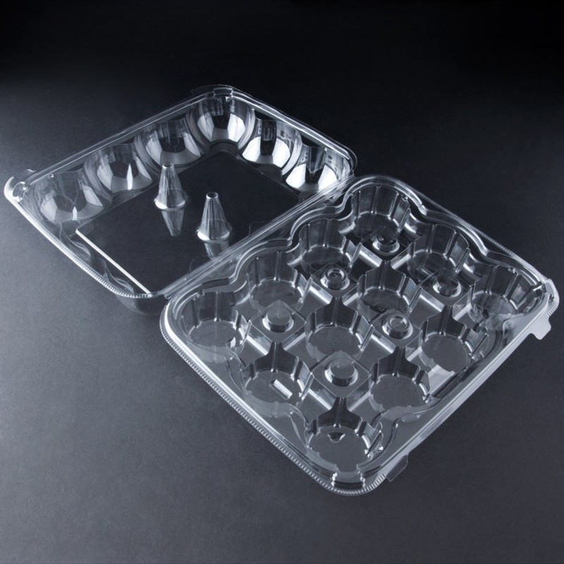 Cupcake Container Clear - holds 12 cupcakes