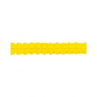 Paper Garland - Yellow - 12ft