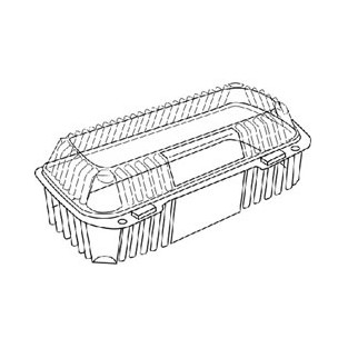 Container-Plastic-Hinged Hoagie