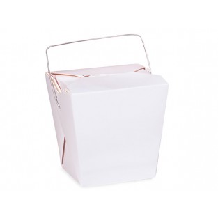 Food Pail - WireHandle - White - 16oz