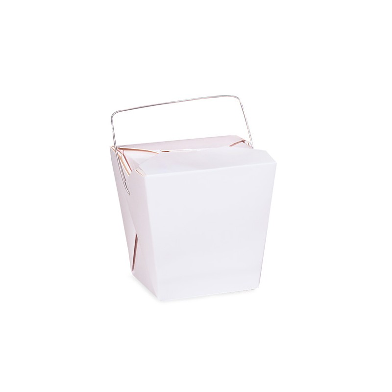 Food Pail - WireHandle - White - 16oz