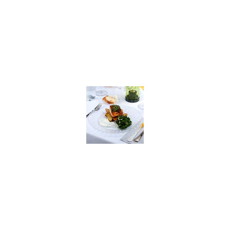 Plate 10" Flairware Clear 18pk