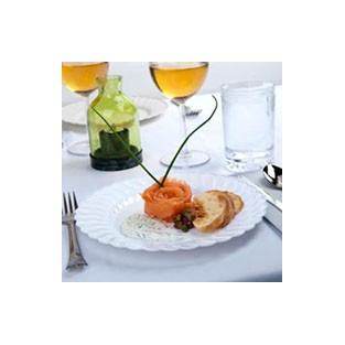 Plate 9" Flairware Clear 18pk