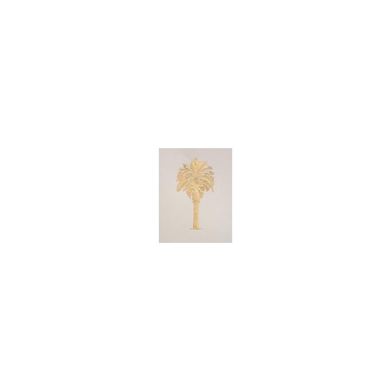 Cards - 10ct with envelope - 4.25x5.5 -Palmetto Tree Ivory with Gold