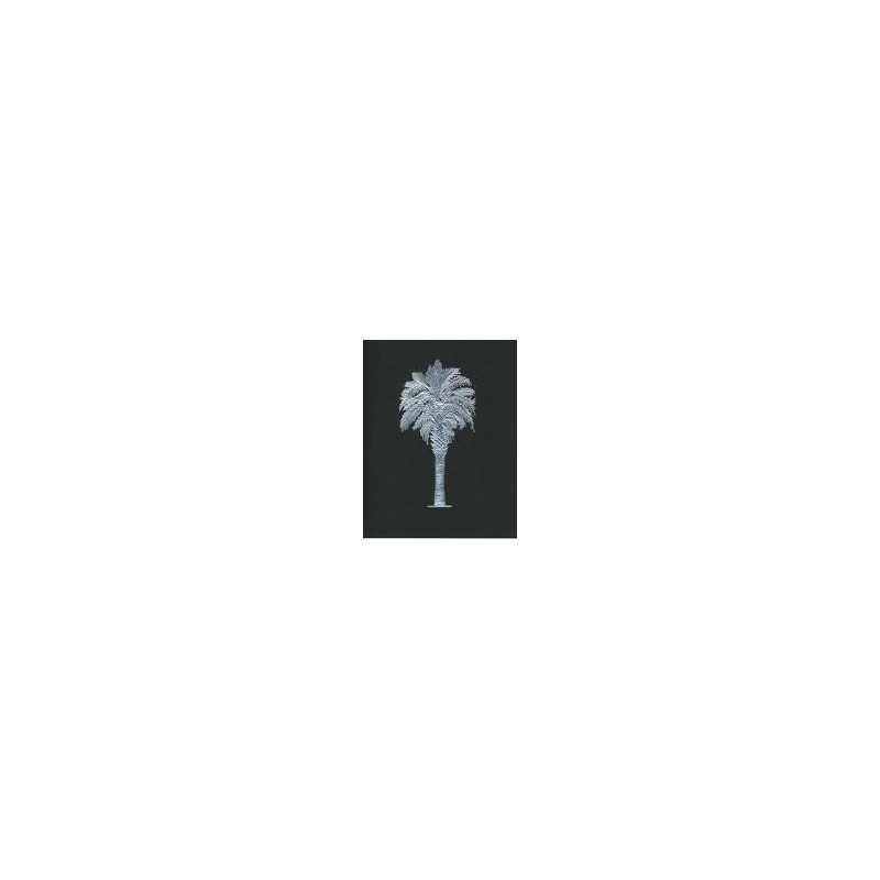 Cards - 10ct with envelope - 4.25x5.5 -Palmetto Tree Black with Silver