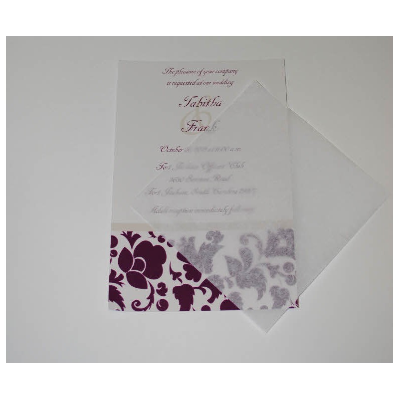 Tissue Inserts for Announcements - 4.75x4.75 - 25pk