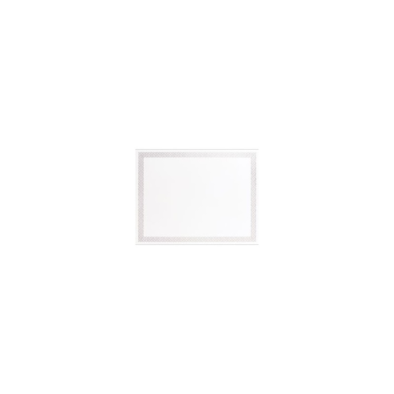 Certificate - Foil Silver Braided - 8.5x11 - 15 ct