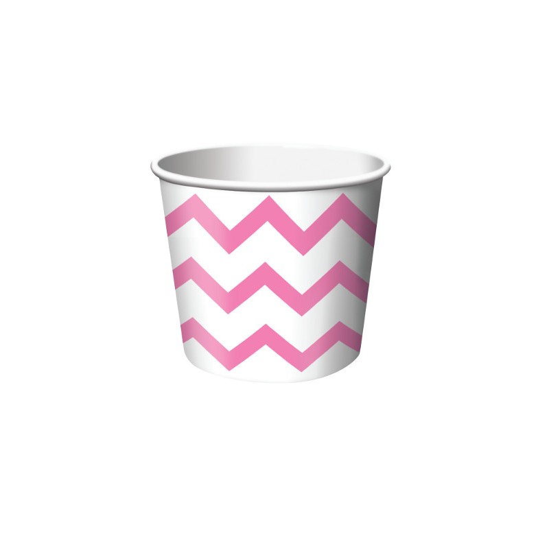 Treat Cup Chevron Candy Pink
