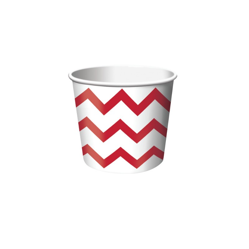 Treat Cup Chevron Red