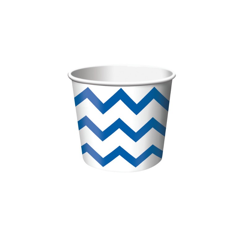 Treat Cup Chevron True Blue