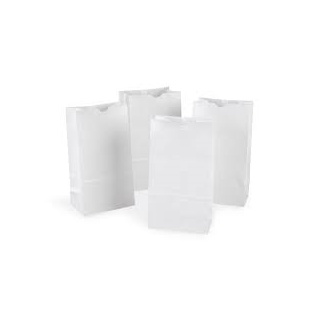 Bag - Grocery - 10lb - White - 6 3/8x4 1/8x13 1/4