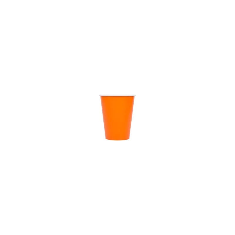 Cup - Sunkissed Orange - 9 oz - 24 Pack - Paper