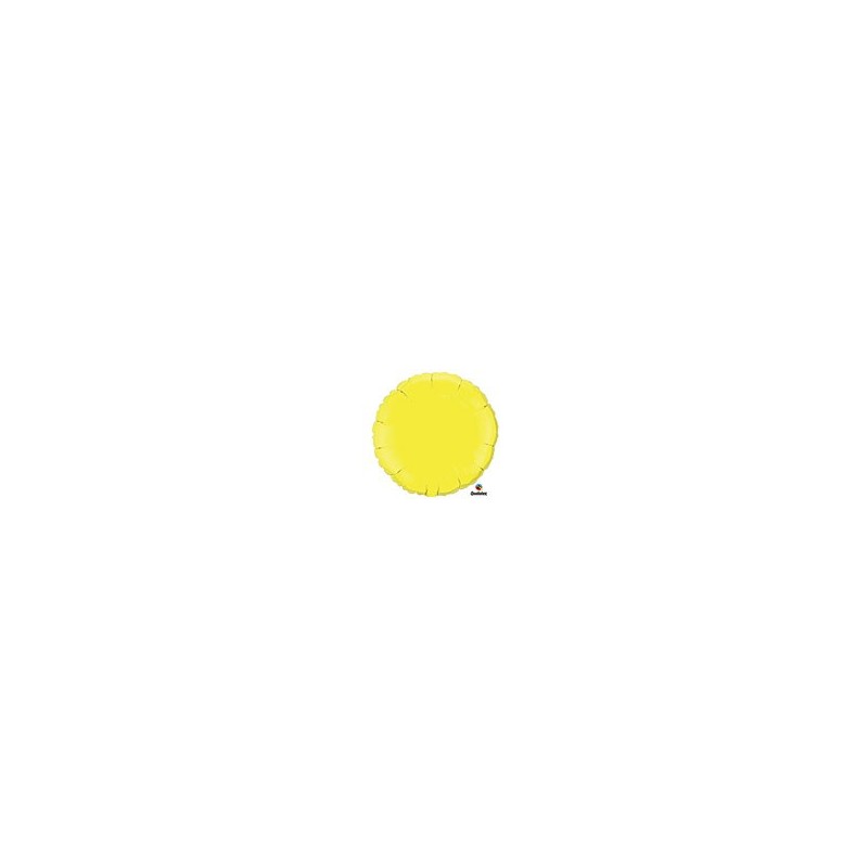 Balloon - Mylar - Yellow - 18 inch
