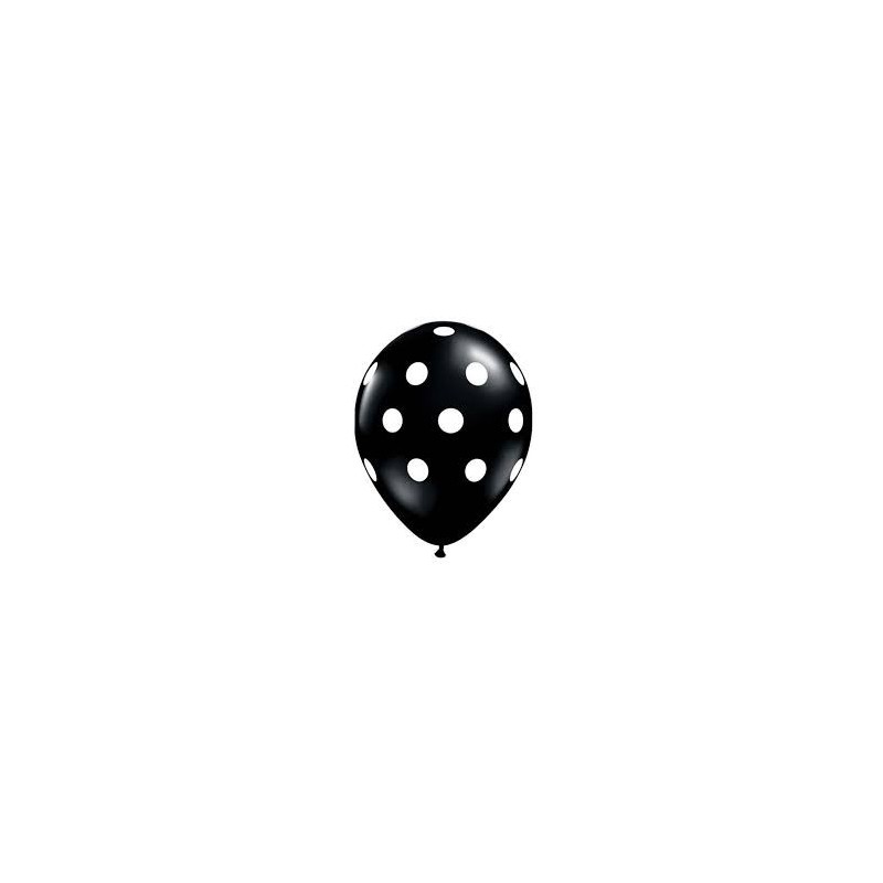 Balloon - Polka Dot - Black - 6 Pk