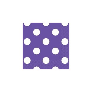 Napkin - Beverage - New Purple - 16 count