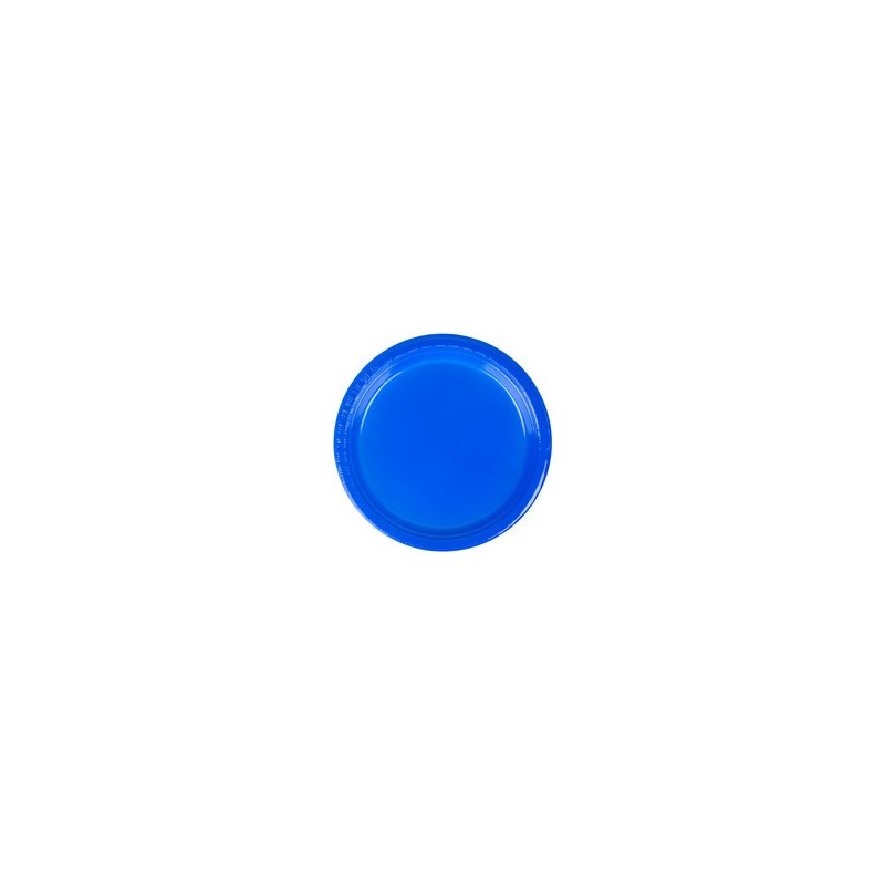 Plate - Plastic - Cobalt - 7 inch - 20 count