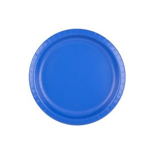 Plate - Paper - Cobalt - 9 inch - 24 count