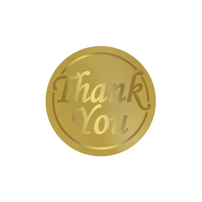 Thank You Seal 1-1/2" Round