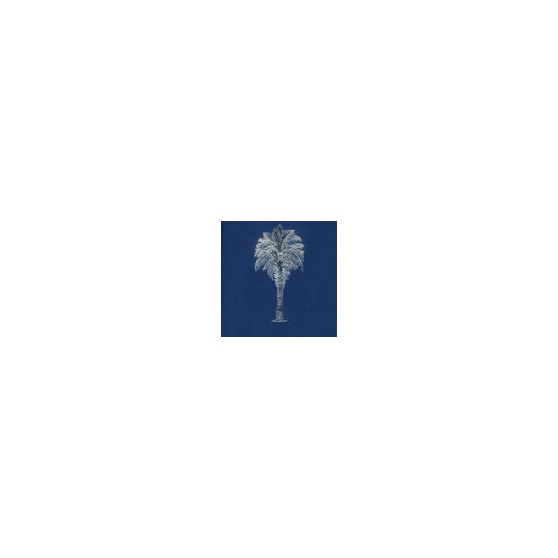 Cards - 10ct with envelope - 4.25x5.5 - Palmetto Tree Blue with Silver