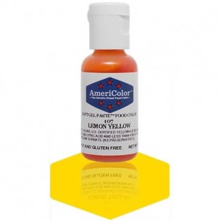 Americolor Gel – ¾ oz -Lemon Yellow