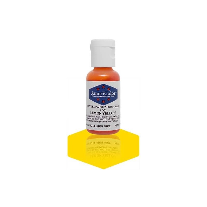 Americolor Gel – ¾ oz -Lemon Yellow